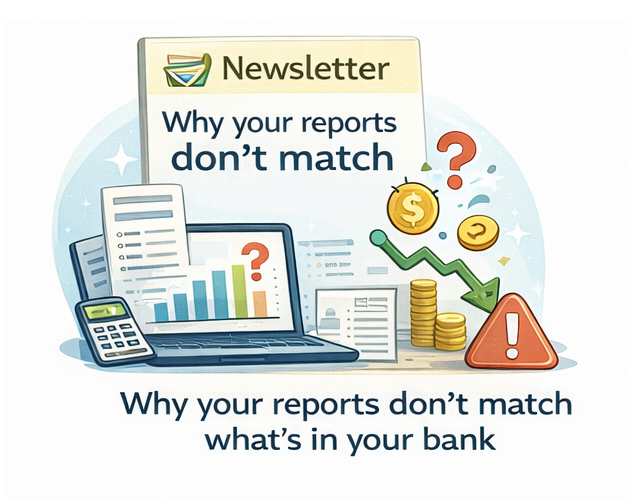 Why your reports don’t match what’s in your bank