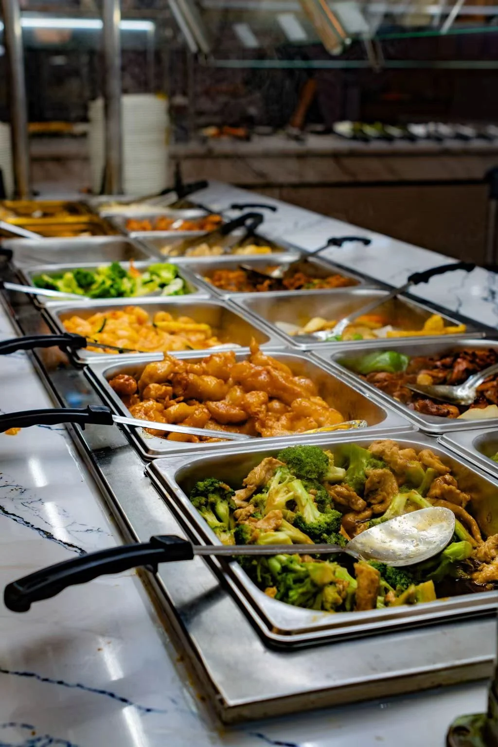 Chinese food in Buffet 9