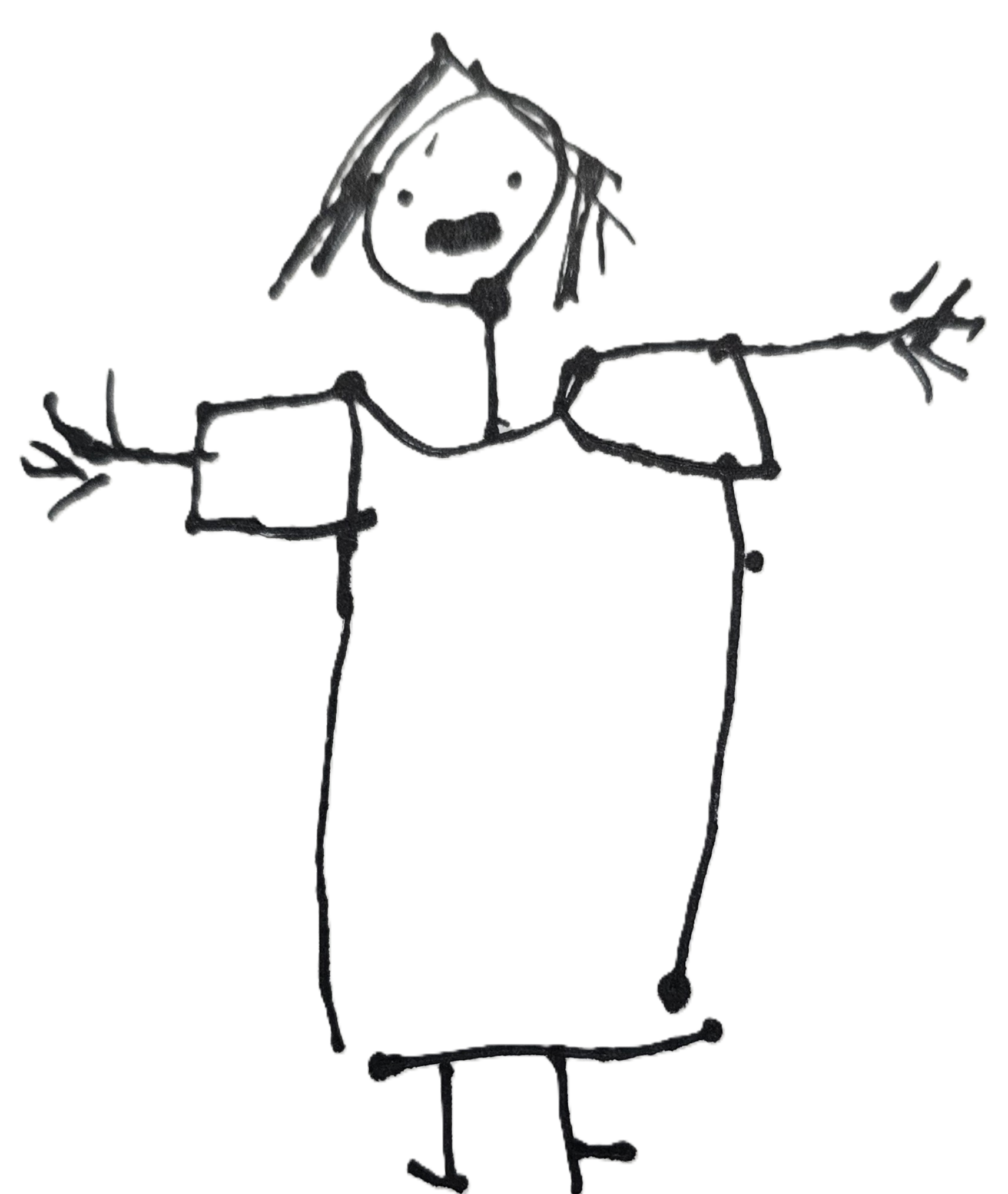 Child's drawing of Kerry Ray, Casual Educator at South West Rocks Preschool