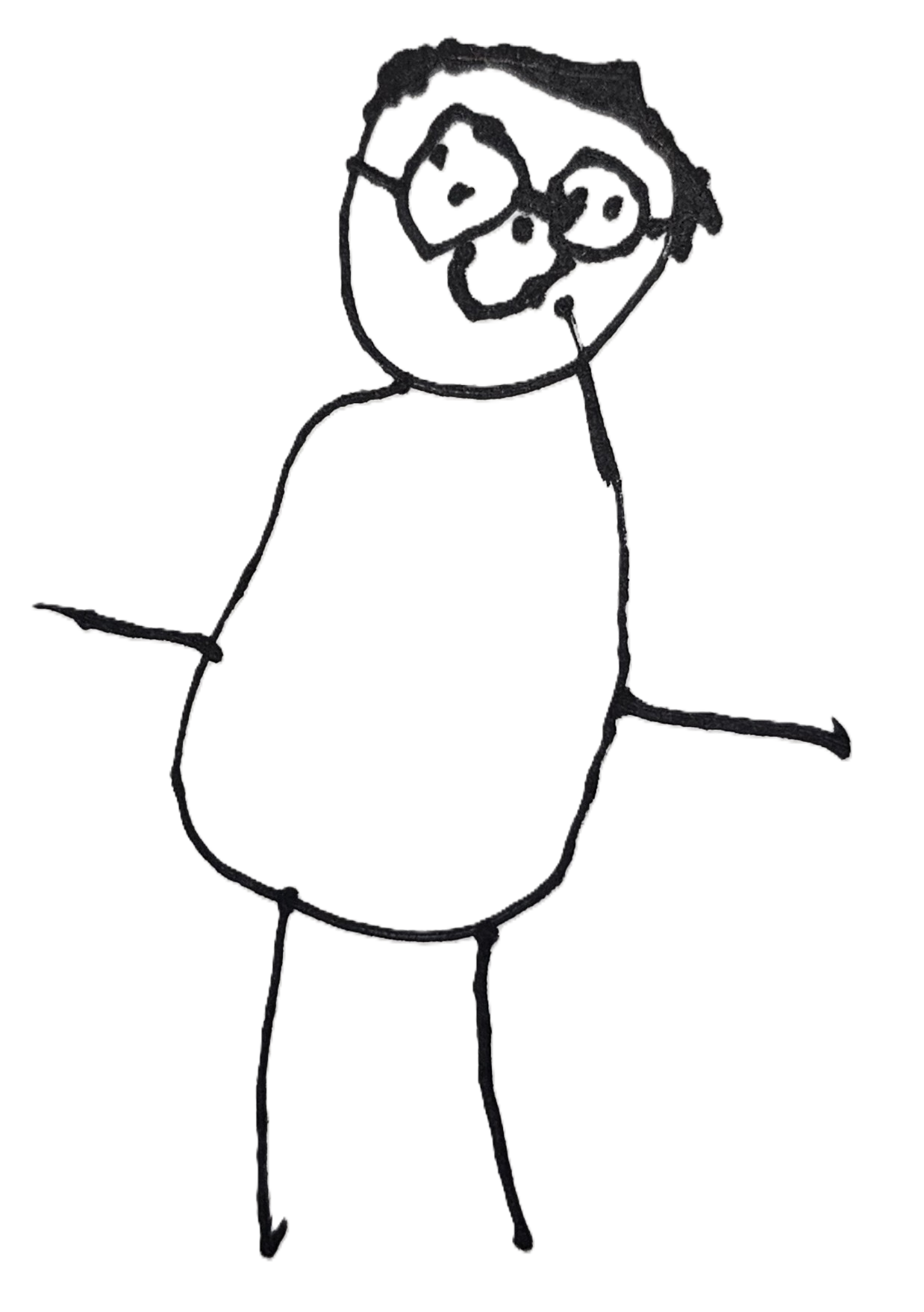 Child's drawing of Blythe Baker, Assistant Educator at South West Rocks Preschool