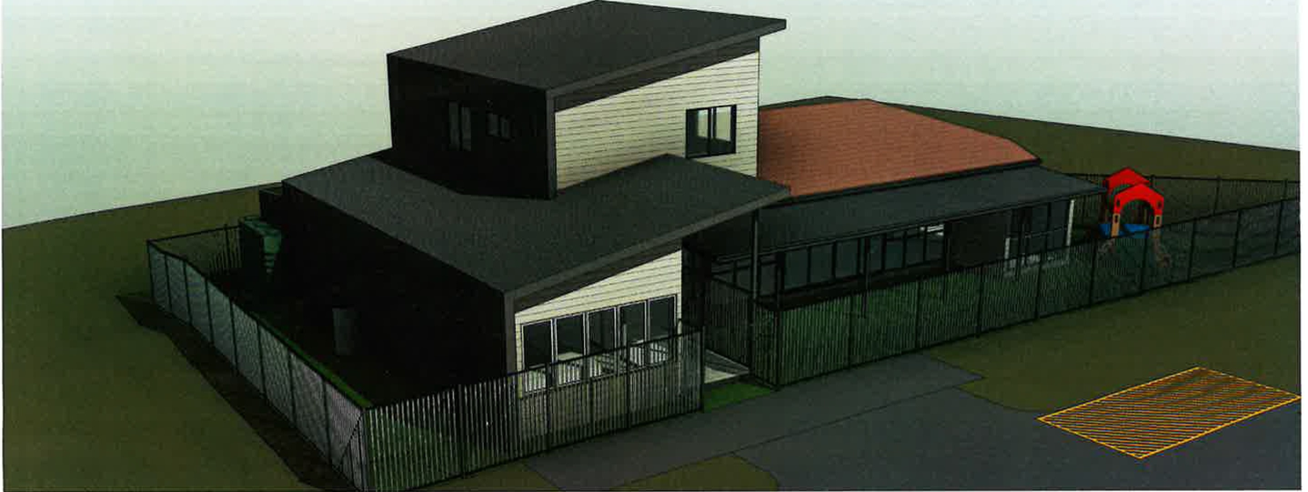 Artist's impression of the planned expansion at South West Rocks Preschool.