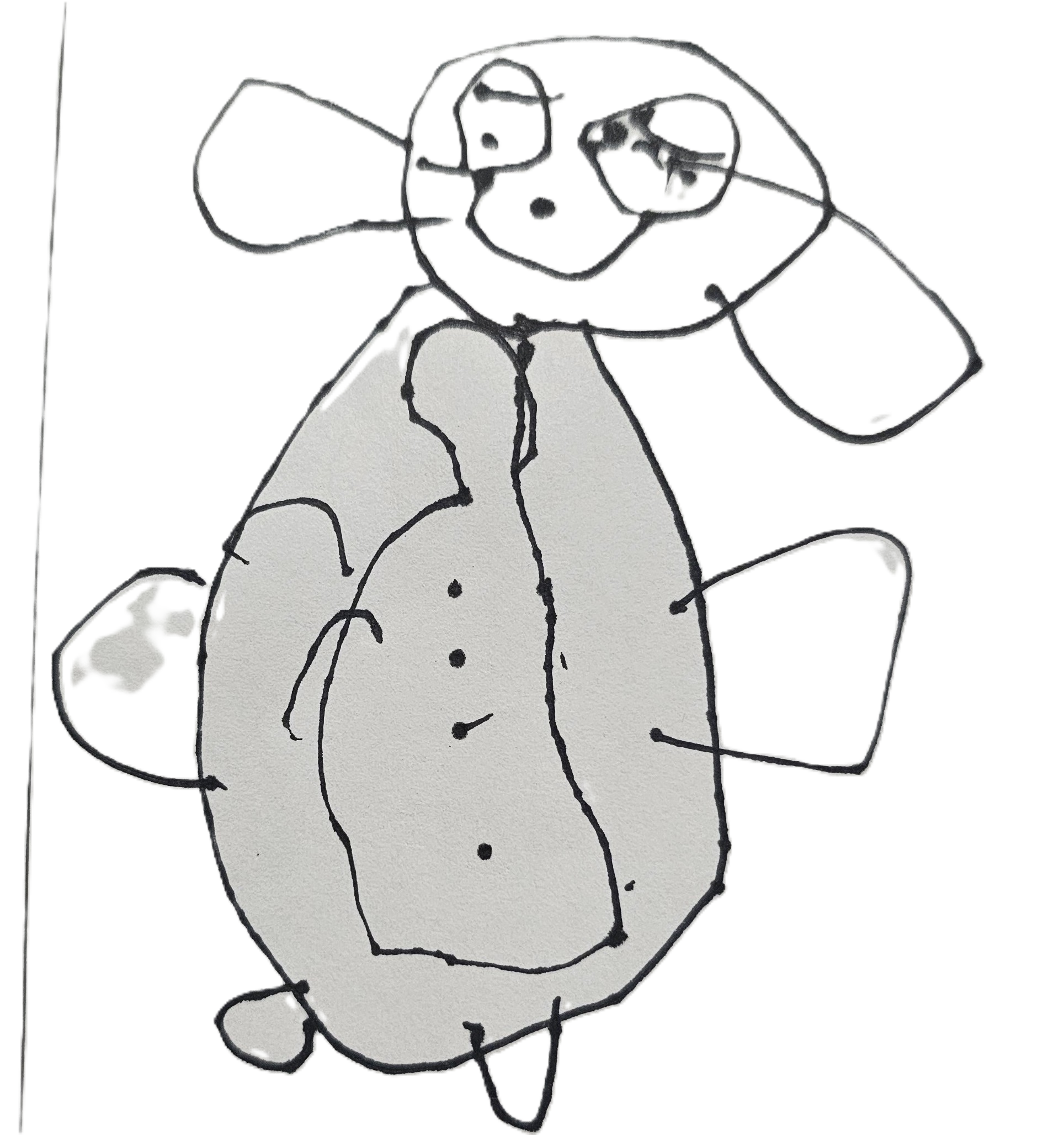 Child's drawing of Imee Matikainen, Assistant Educator at South West Rocks Preschool