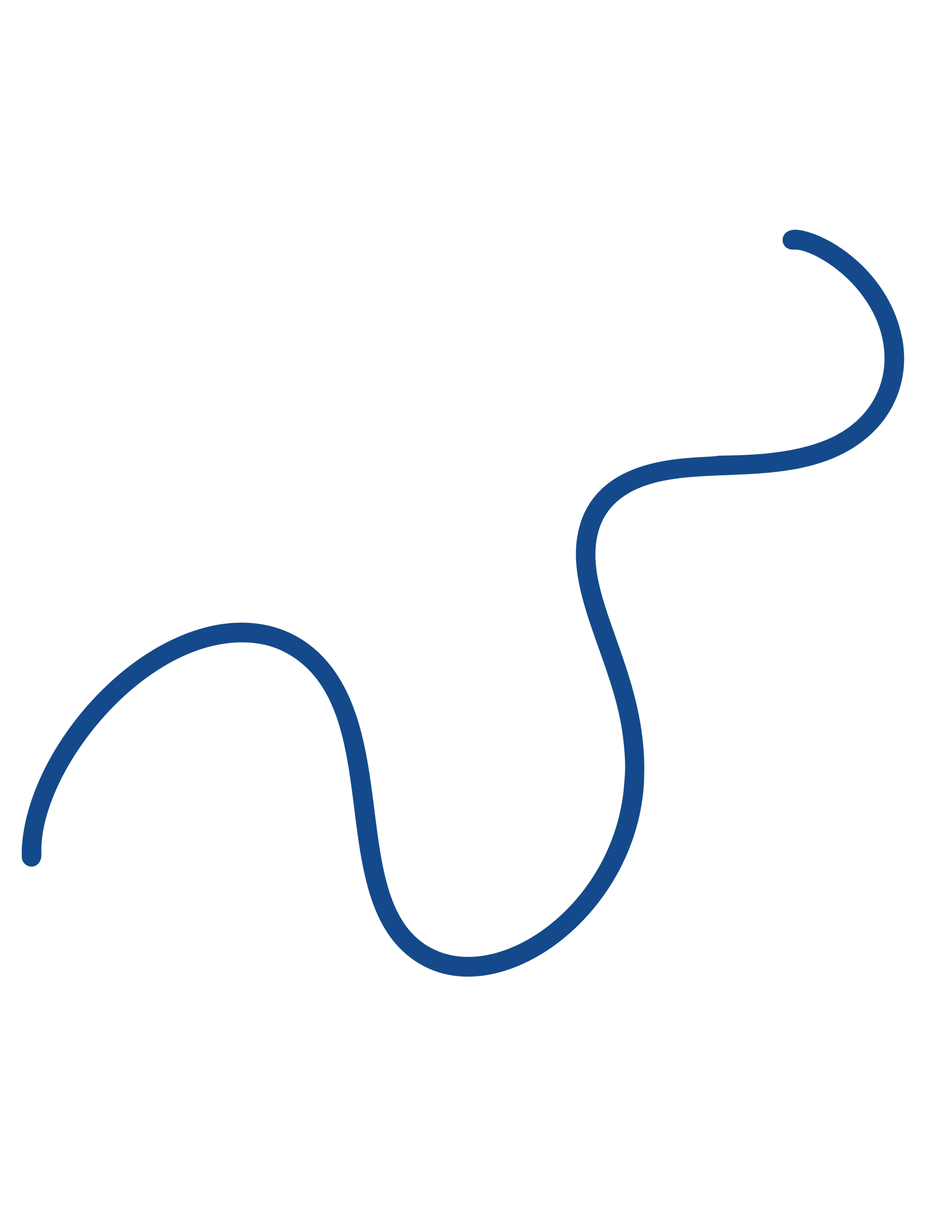 A black background with a blue line that curves and loops across the image.