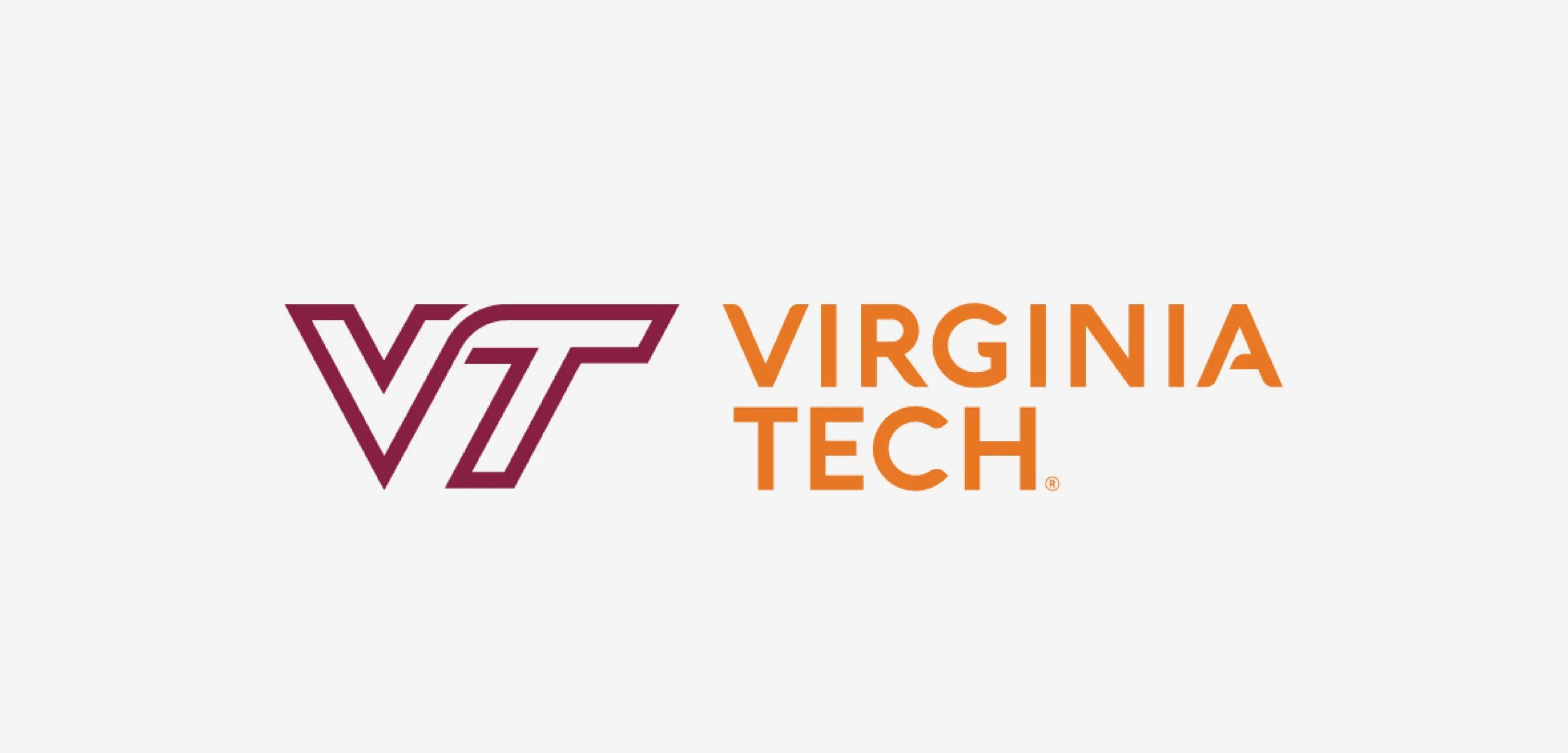 Virginia Tech university "VT" logo