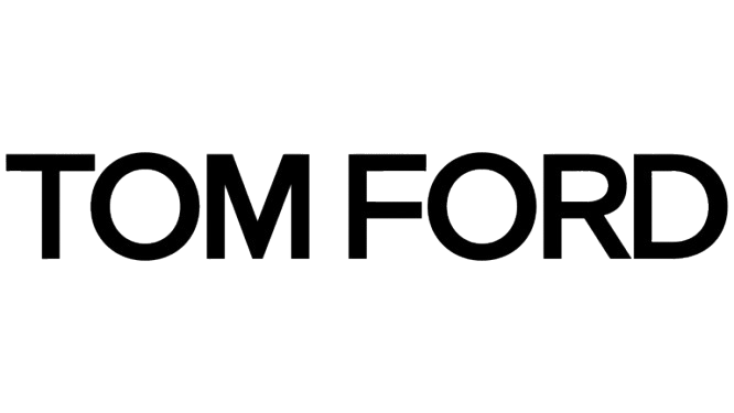 Black text on white background that reads "TOM FORD."