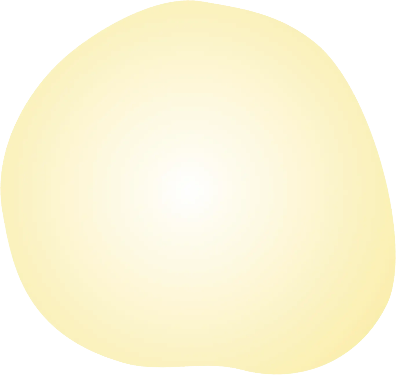 A very bright, glowing yellow light or sphere, with a soft gradient.