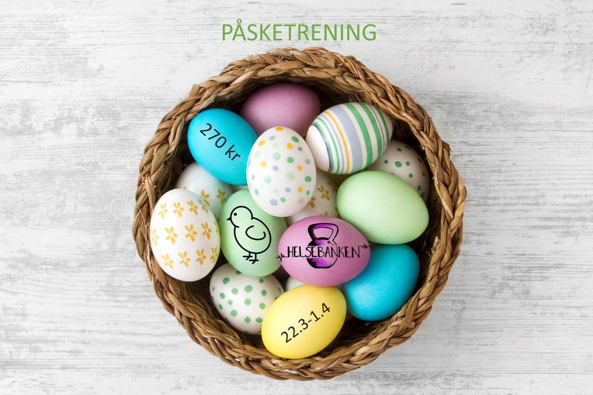 Påsketrening i Helsebanken 2024
