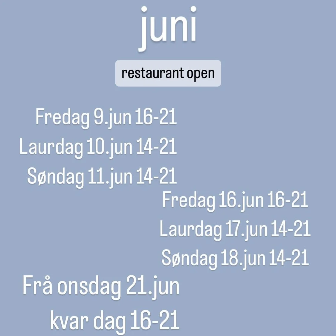 Restaurant sommar 2023