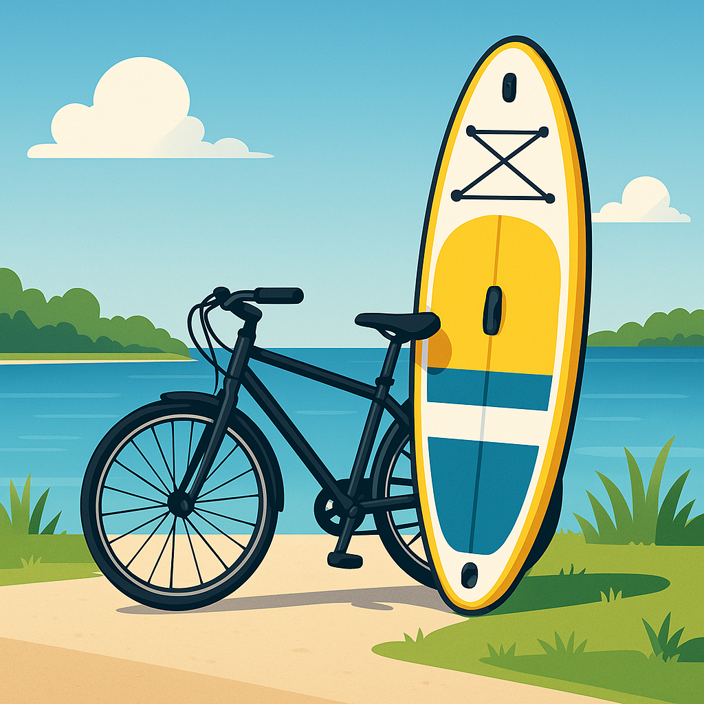 Sykkeltur eller tur på SUP brett?