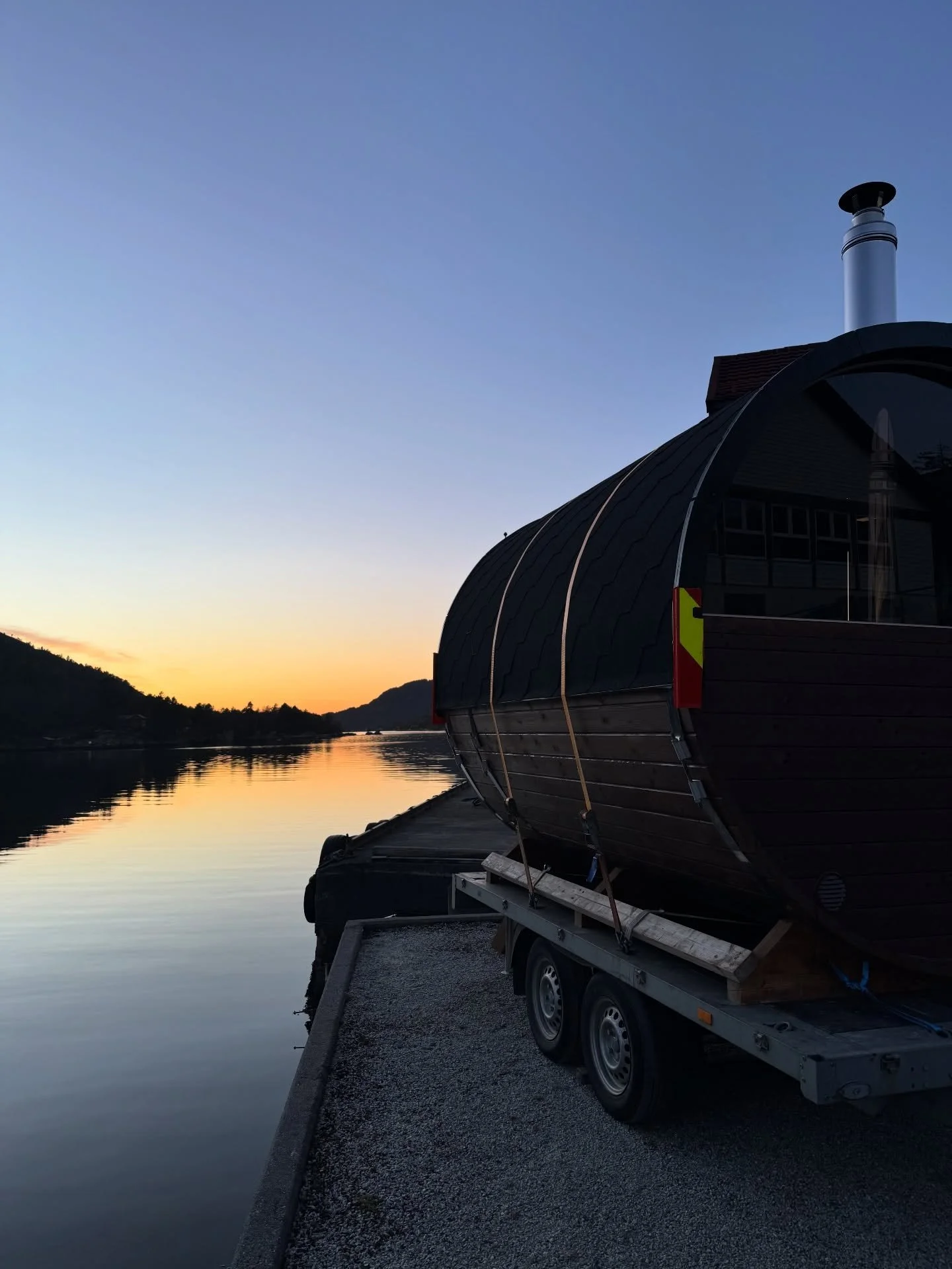 Badstua er klar til bruk