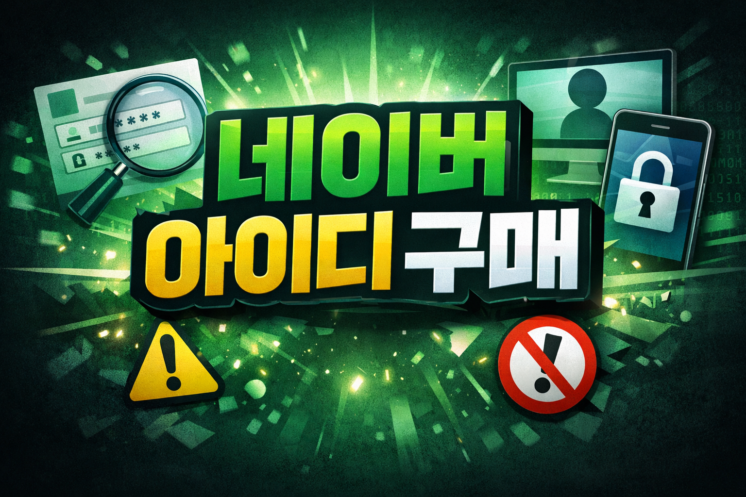 네이버 아이디 구매 계정 구매처 알아보기
