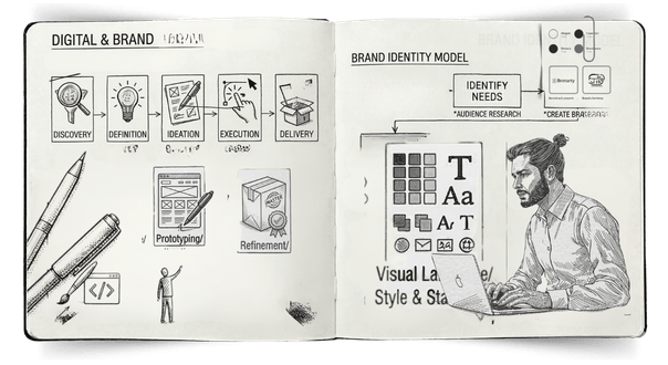 AI generated Brand and VIsual Design Book