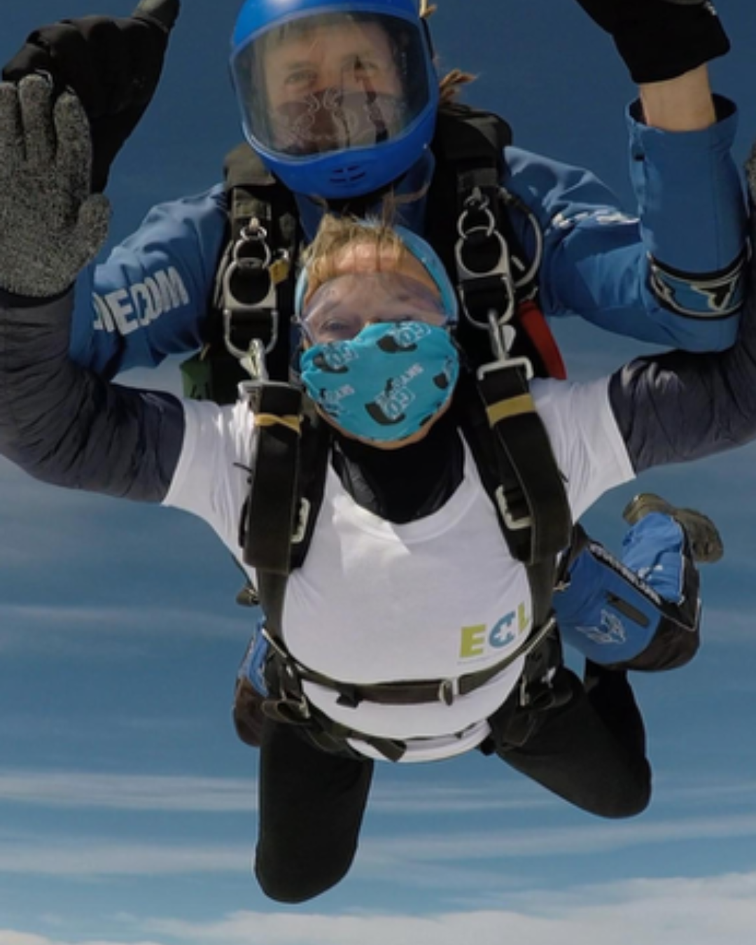 85-Year-Old Terri Collins Takes the Plunge to Support Mental Health 