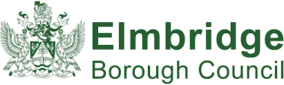 Elbridge Borough Council logo with a crest and text