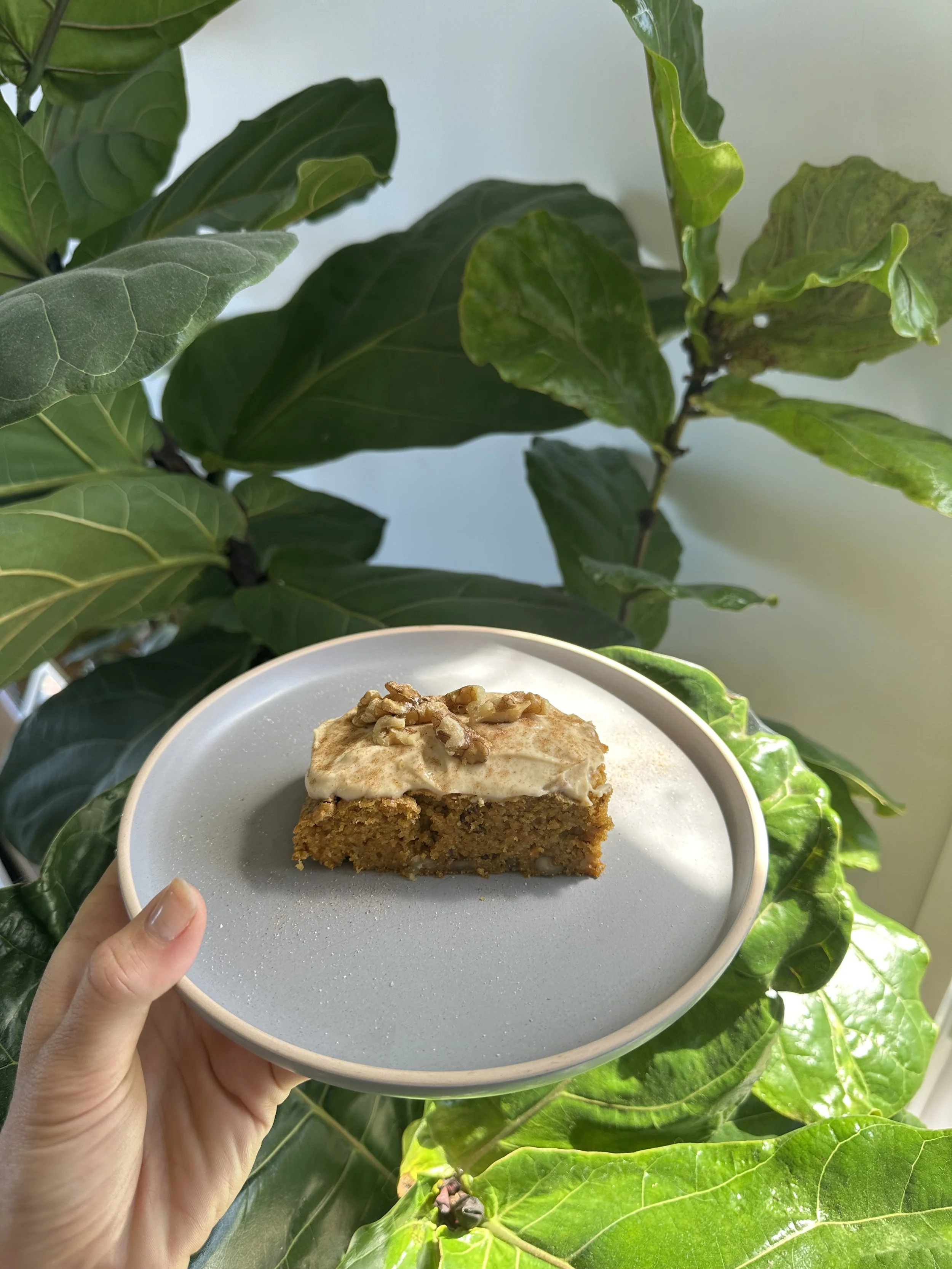 Fluffy carrot cake (GF, df, whole-foods)