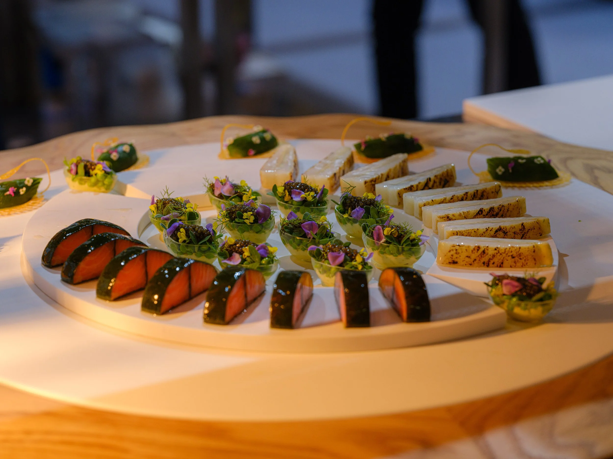 Serveringsfatet fra IKA Culinary Olympics. 