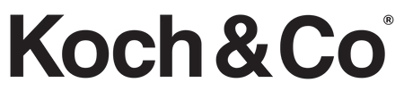 Koch & Co logo in black and white
