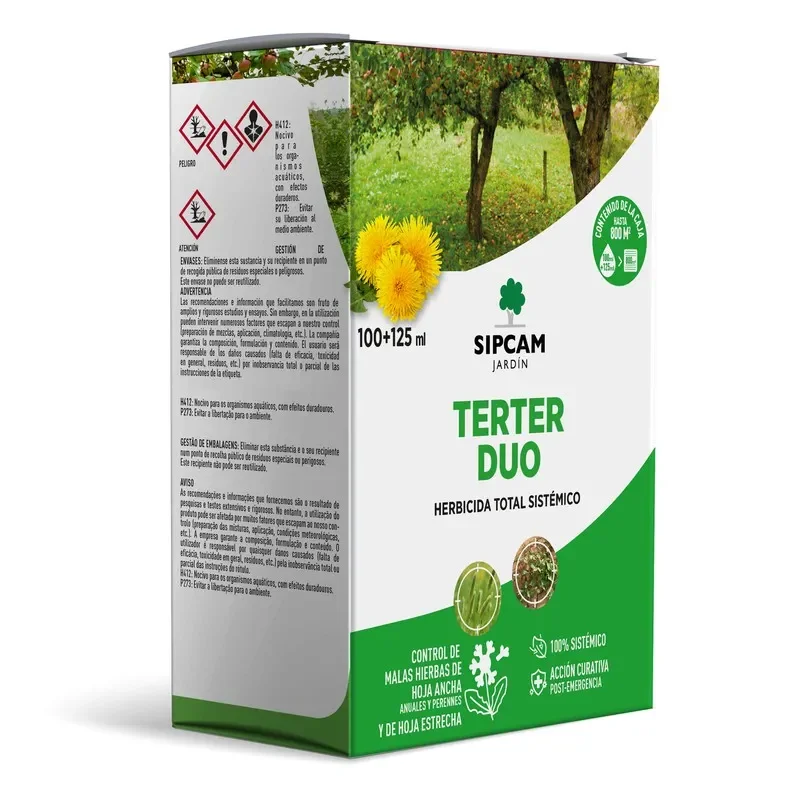 Terter duo herbicida polivalente glisofato