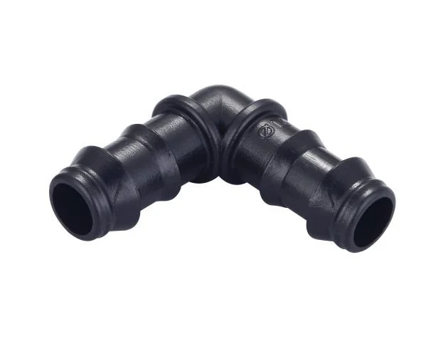 Codo manguera riego 16mm