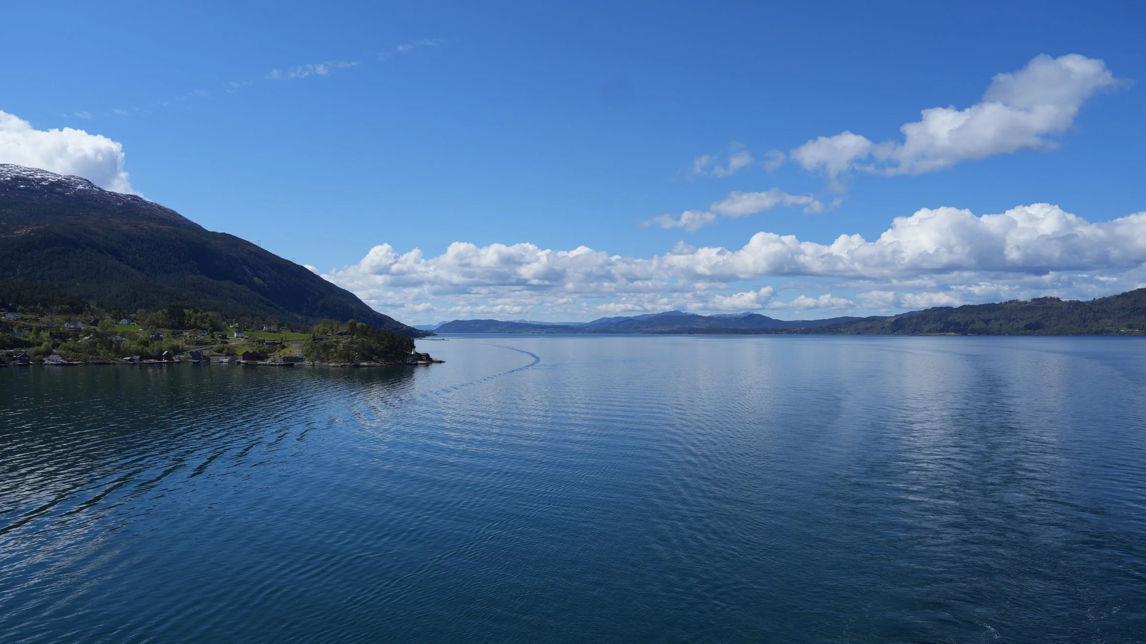 View from our aft balcony