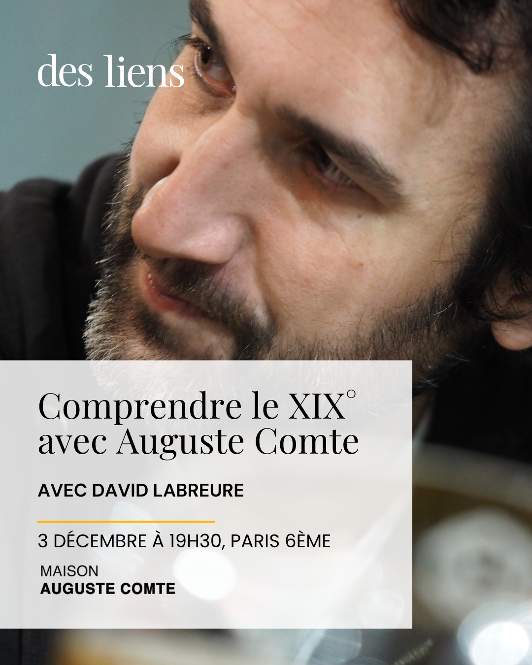 Comprendre le XIX° avec Auguste Comte