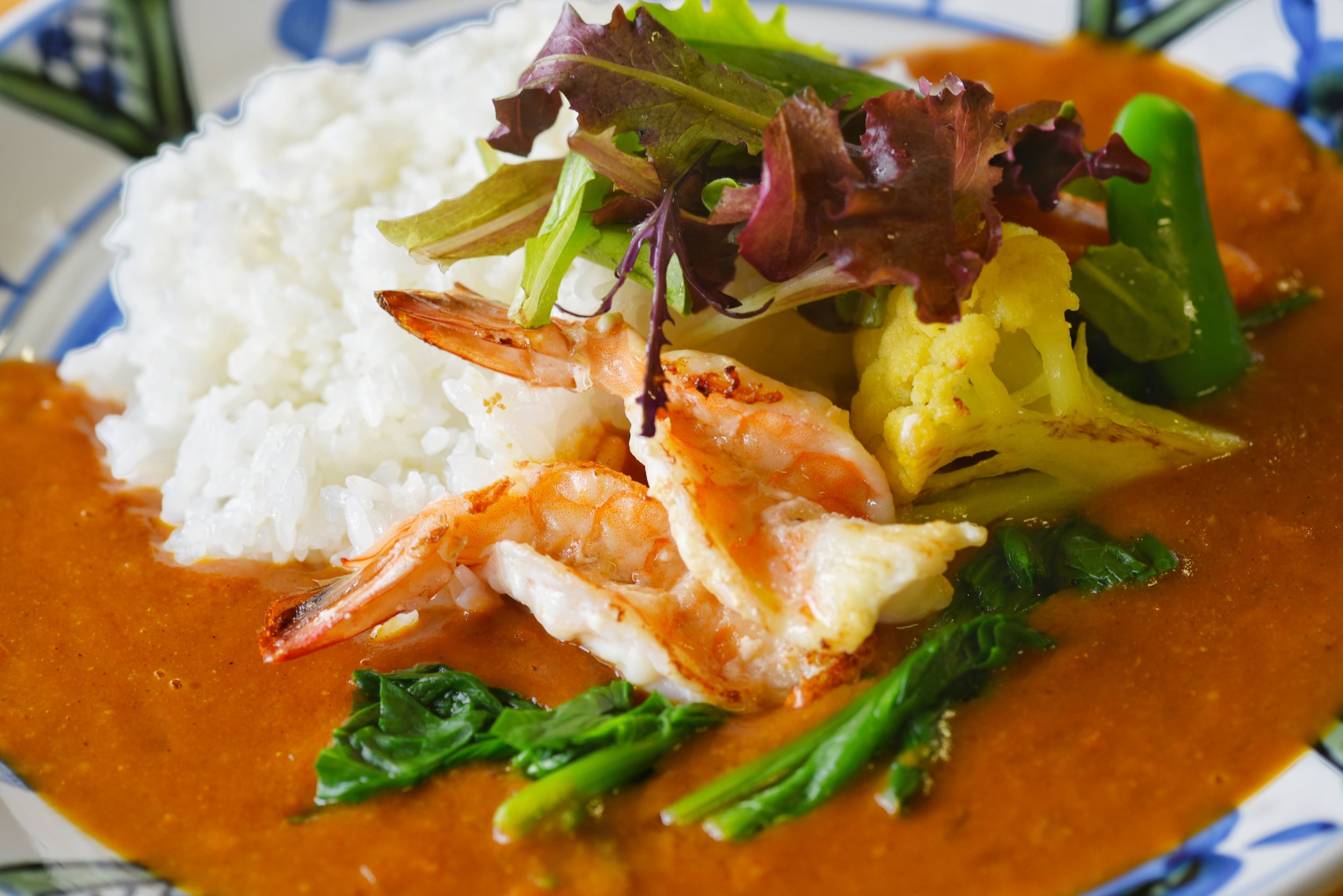 シーフードカレーをベースにしている海カレー