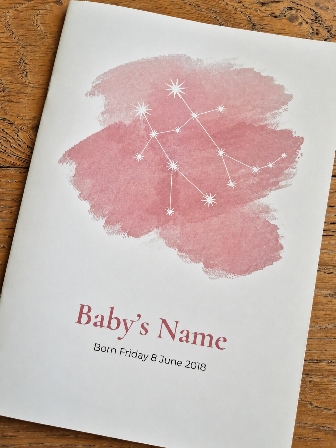 Personalised Baby Astrology Book