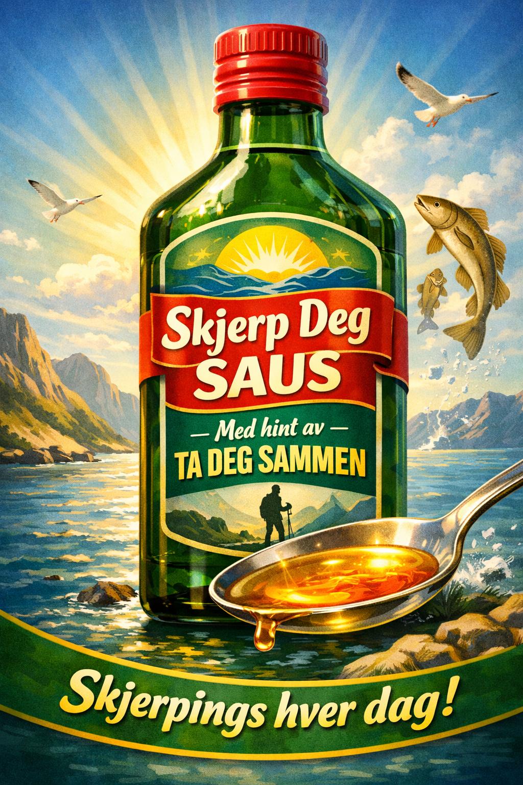 Skjerp deg saus, med hint av ta deg sammen