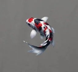 Charcoal Blob on head koi.jpg