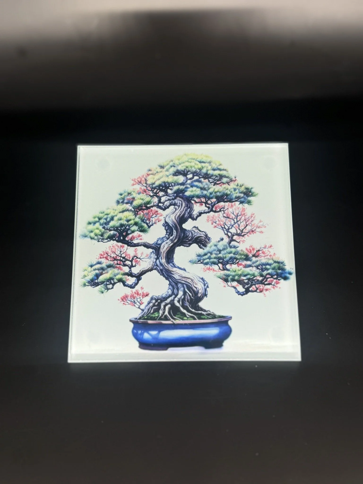 Square Tempered Glass Coasters