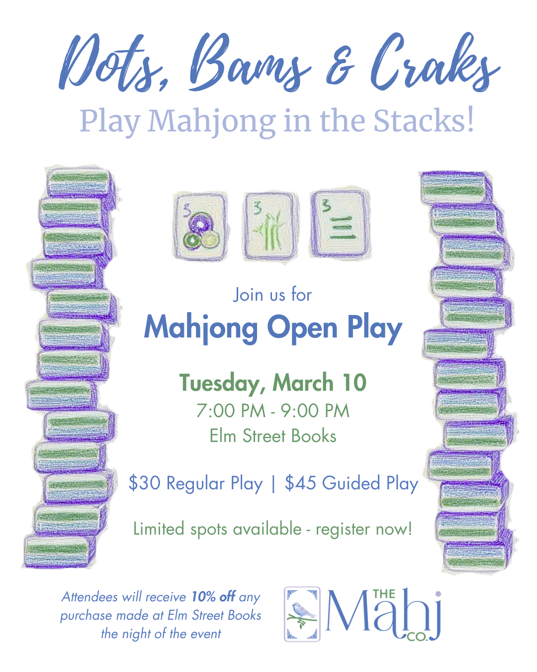 Dots, Bams & Craks Play Mahjong in the Stacks!.png