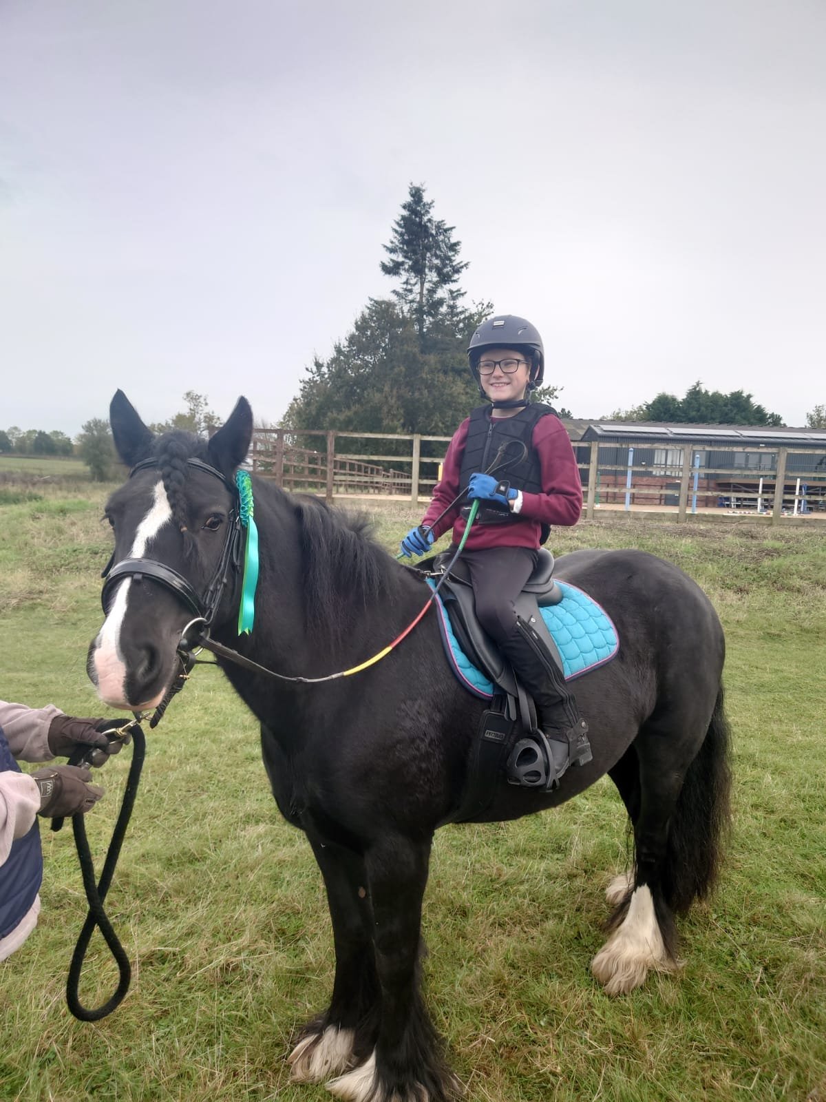 Jacob riding Ellie - RDA