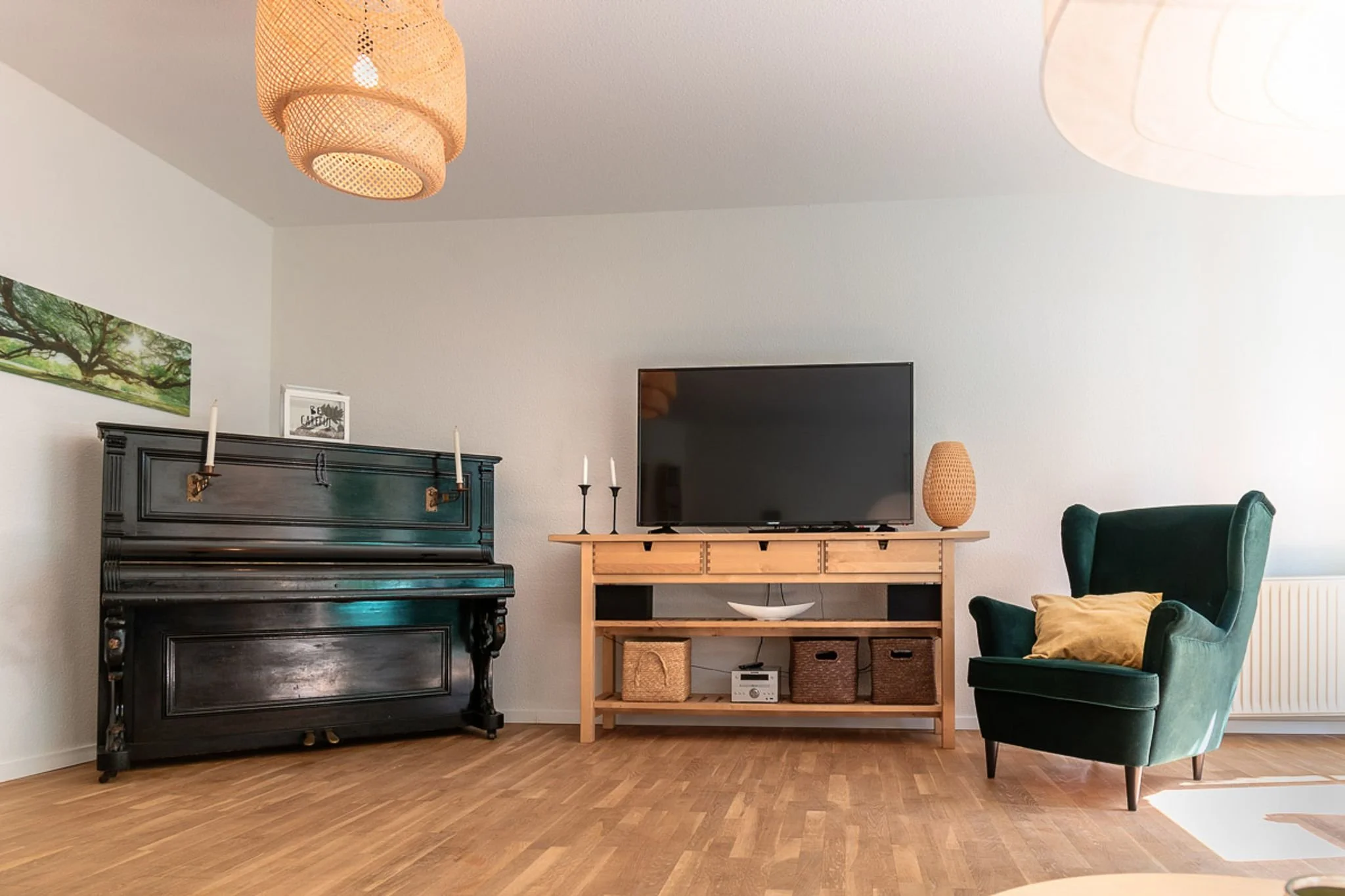 Wohnzimmer mit Smart-TV