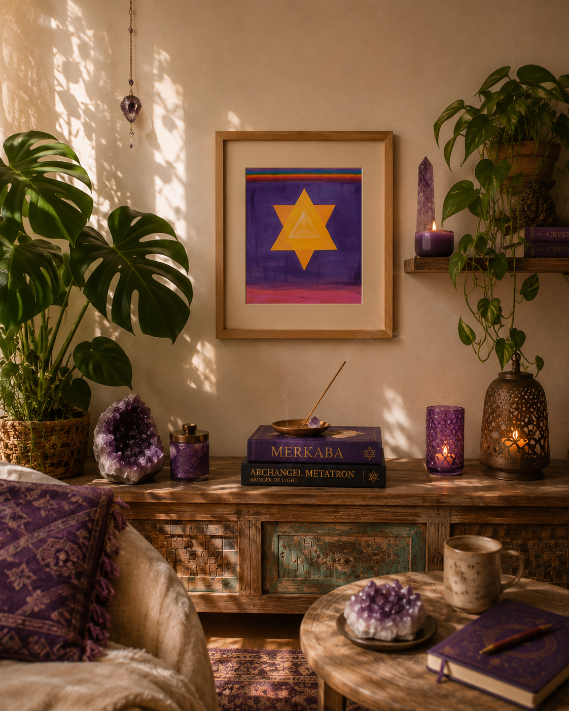 Merkaba, Chariot of Light. (PRINT)