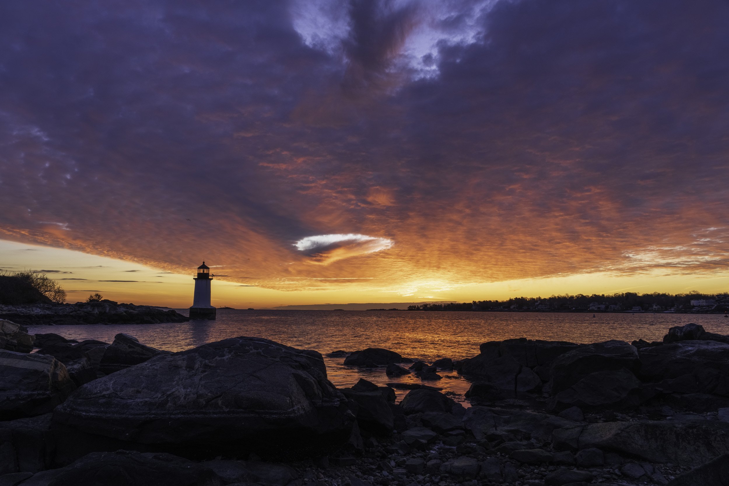 The morning revealed itself, slowly.