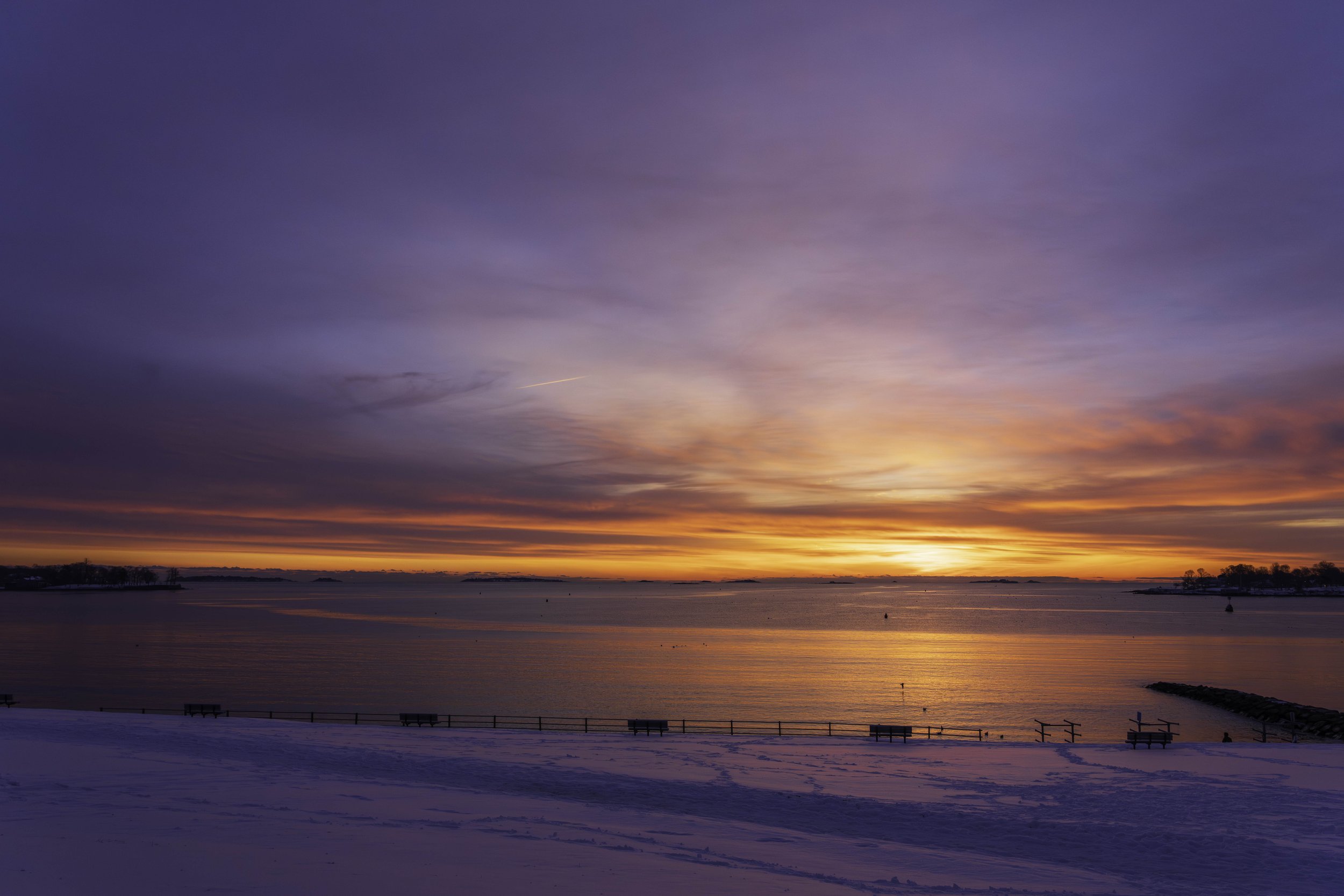 Winter Sunrise- Beverly MA