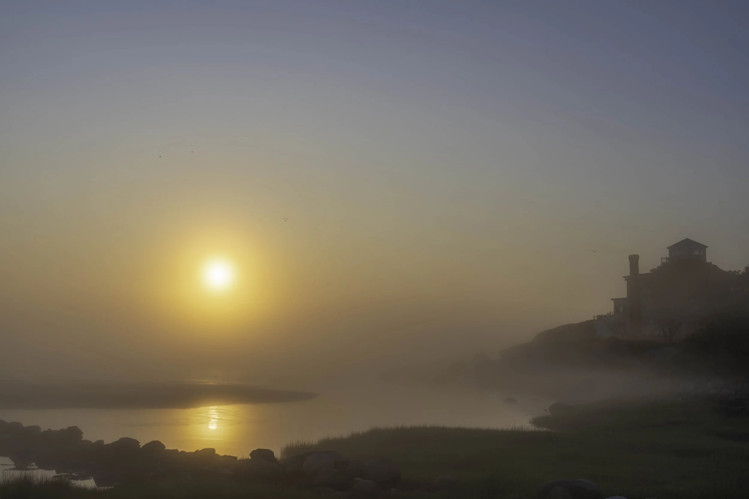 Sunrise through the Fog-Good Harbor Beach 