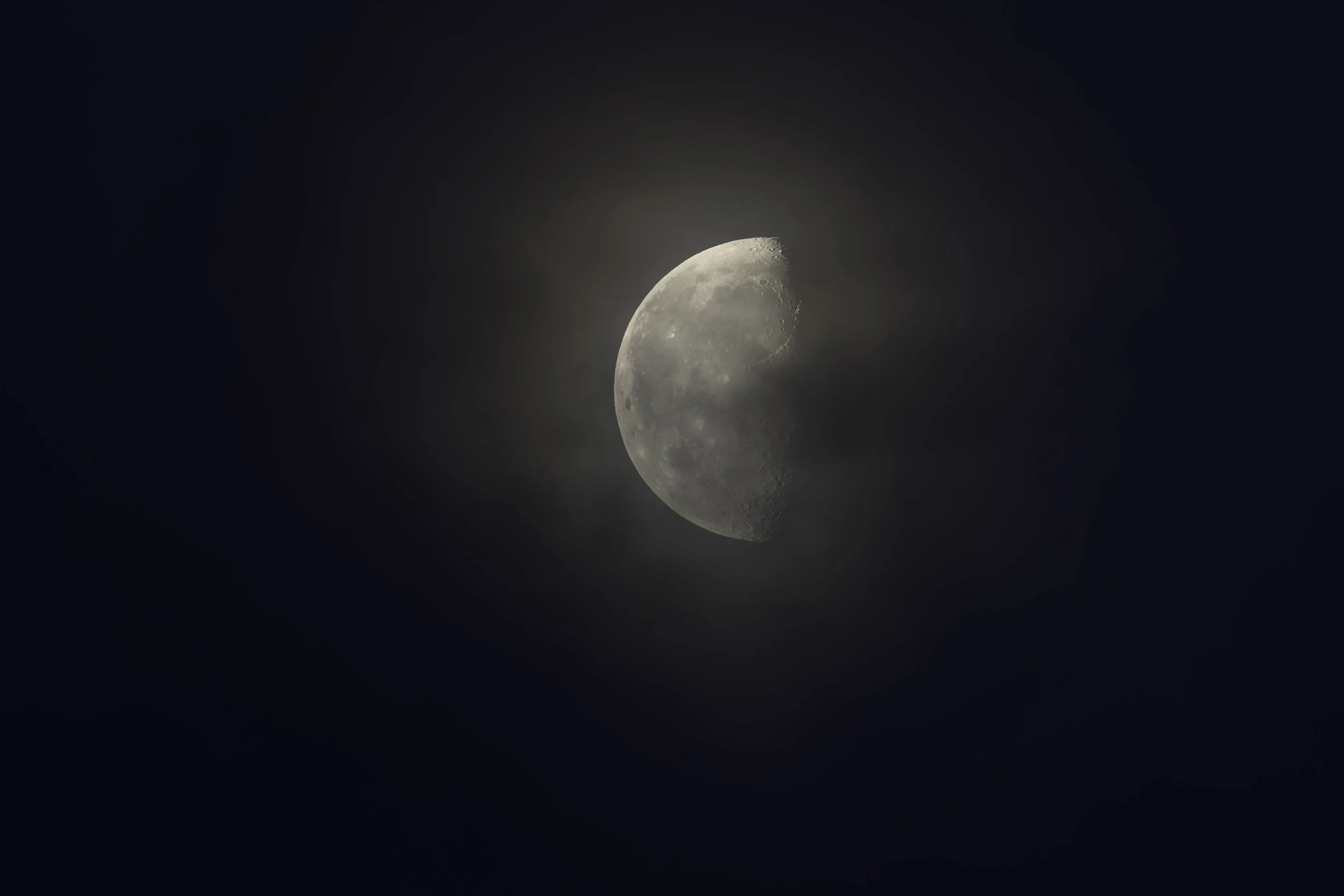 Moon through the Clouds