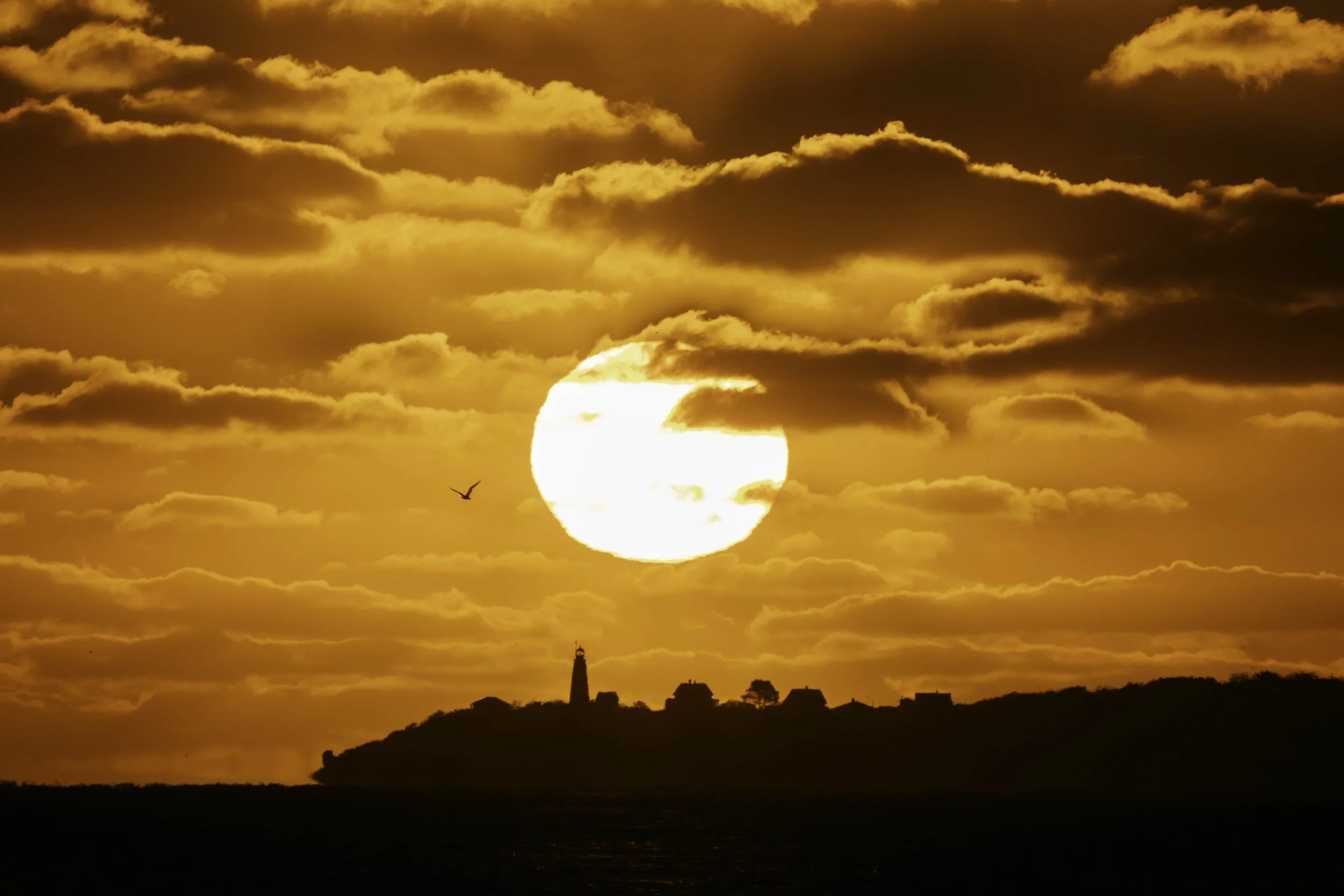 Sunrise over Bakers Island Lighthouse- Salem, MA