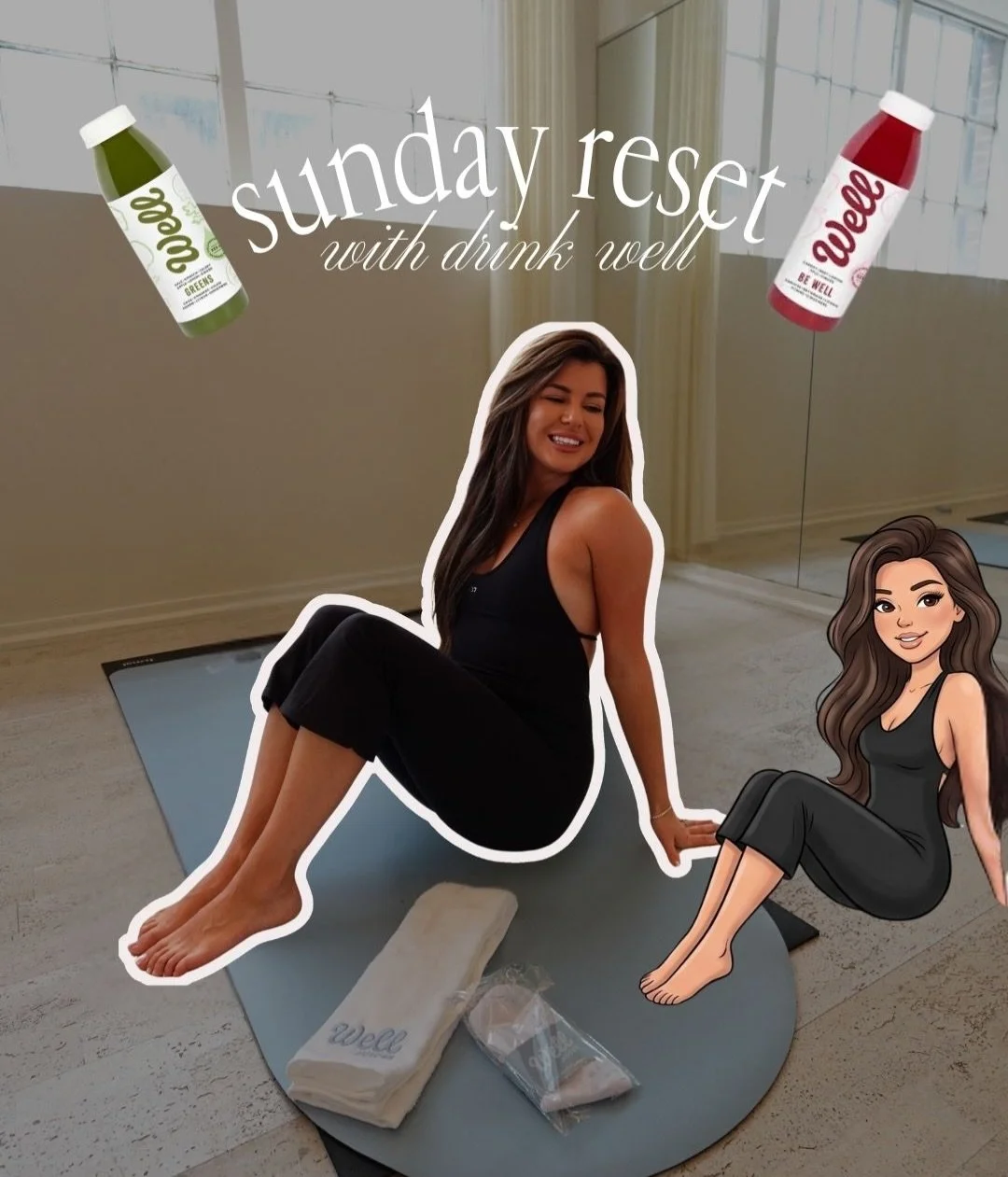 the perfect sunday with @drinkwell + @solis.movement 🥰🤍

-

#torontocontentcreator #influencerevents #hotpilates