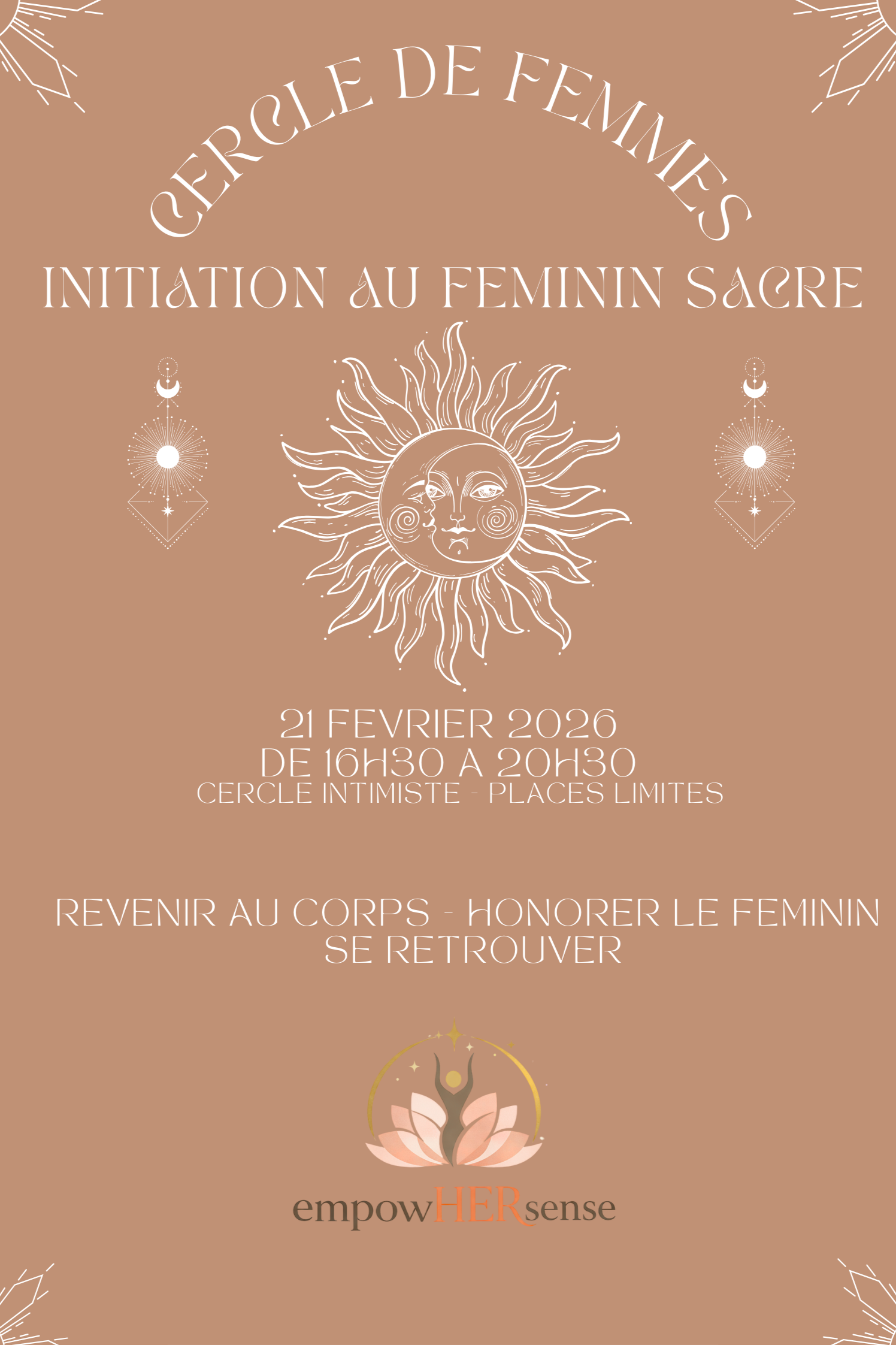 Cercle de femme - initiation au féminin sacré
