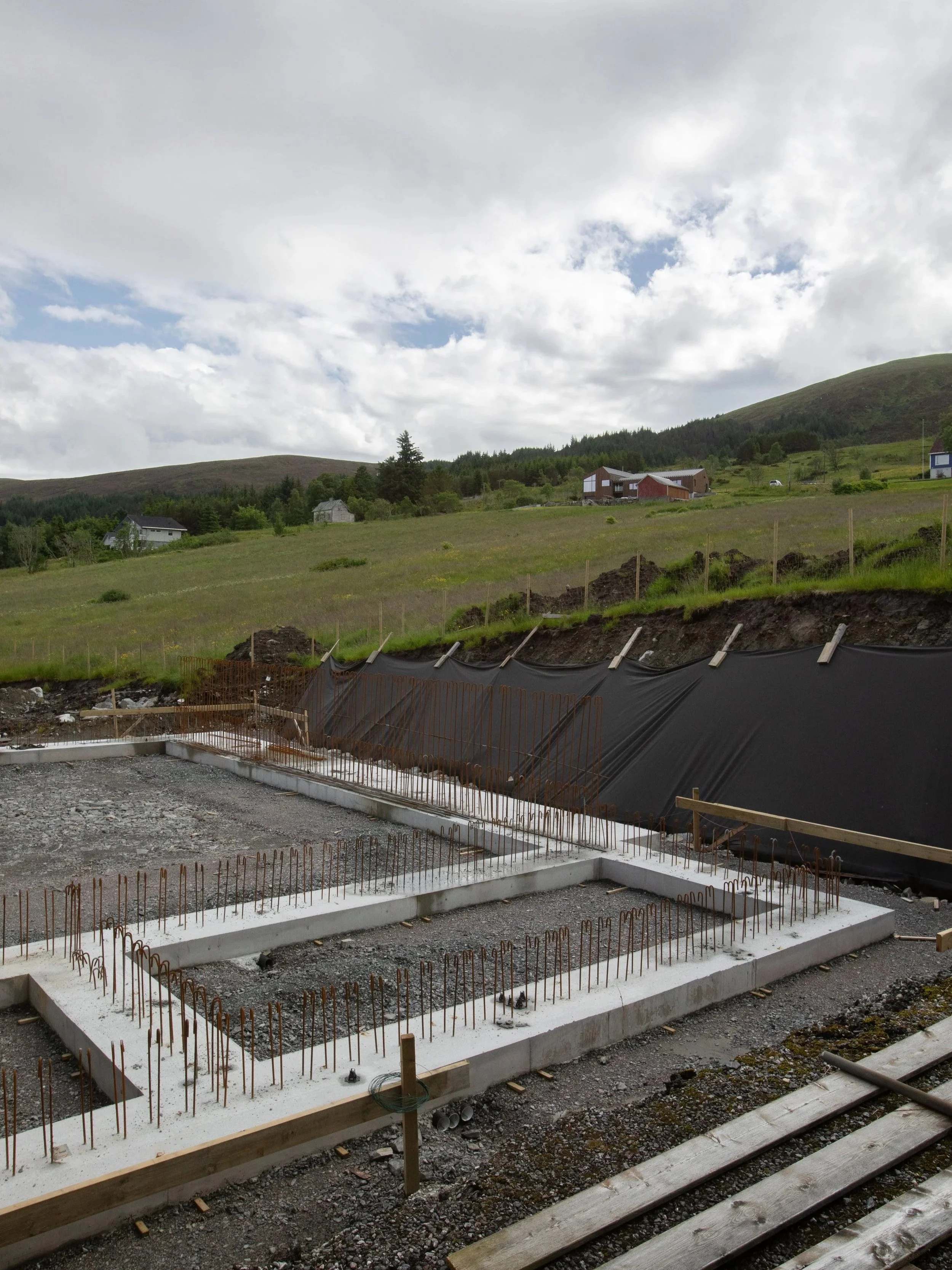 Construction of Kyrkja S