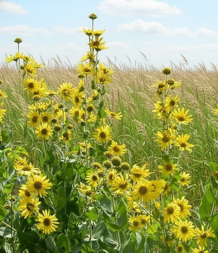 Downy Sunflower (Helianthus mollis)