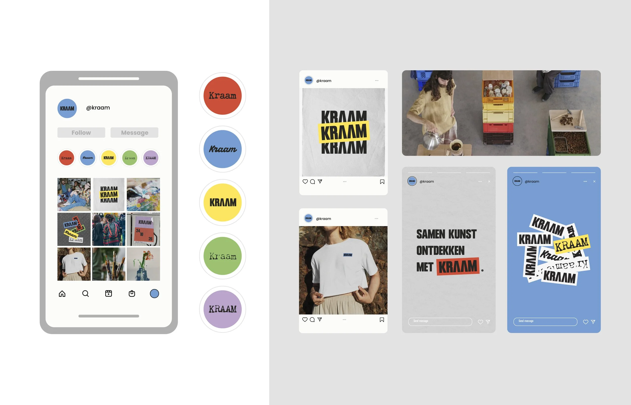 Sociale media vormgeving design