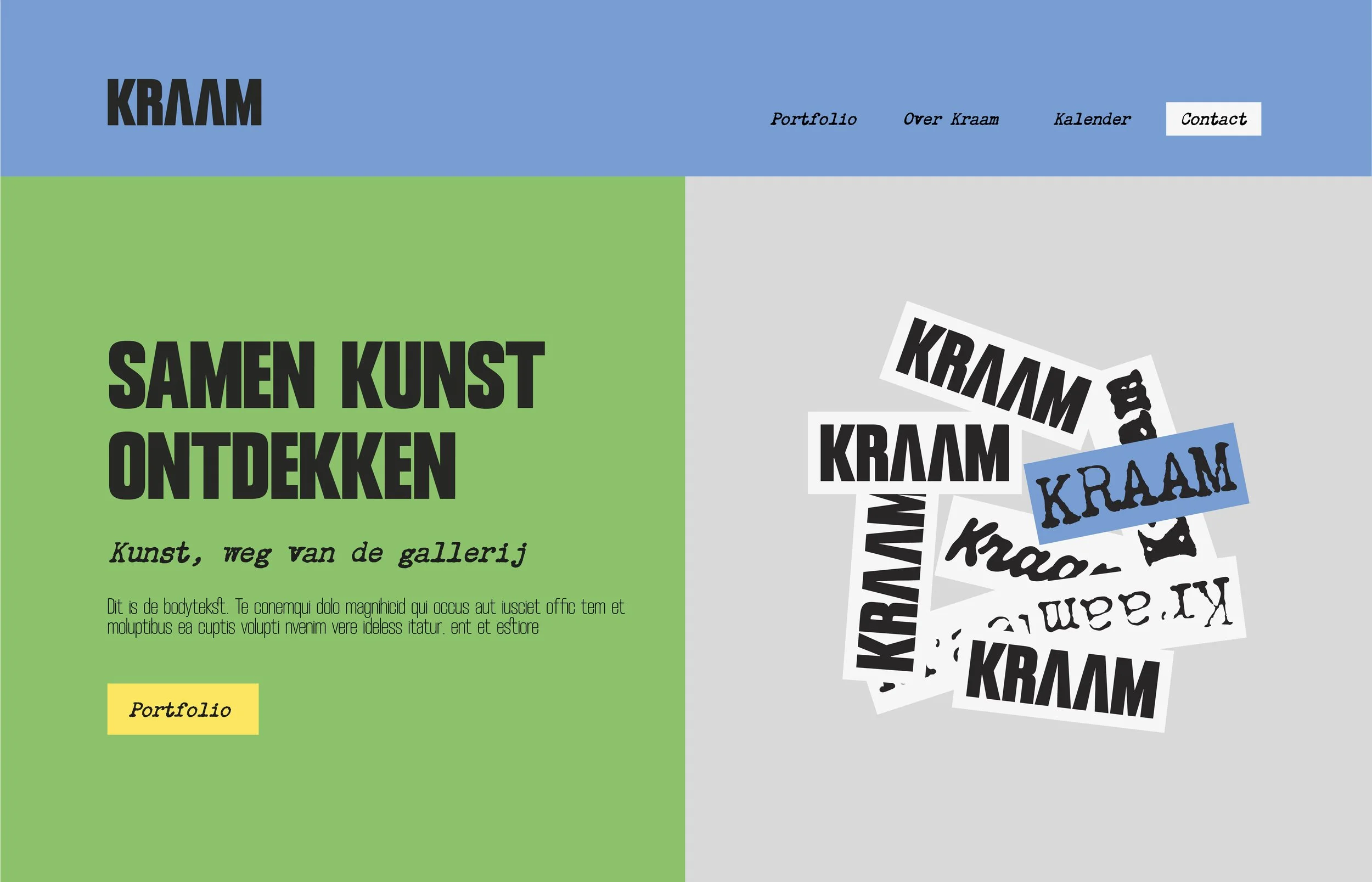 Kraam Hero Section