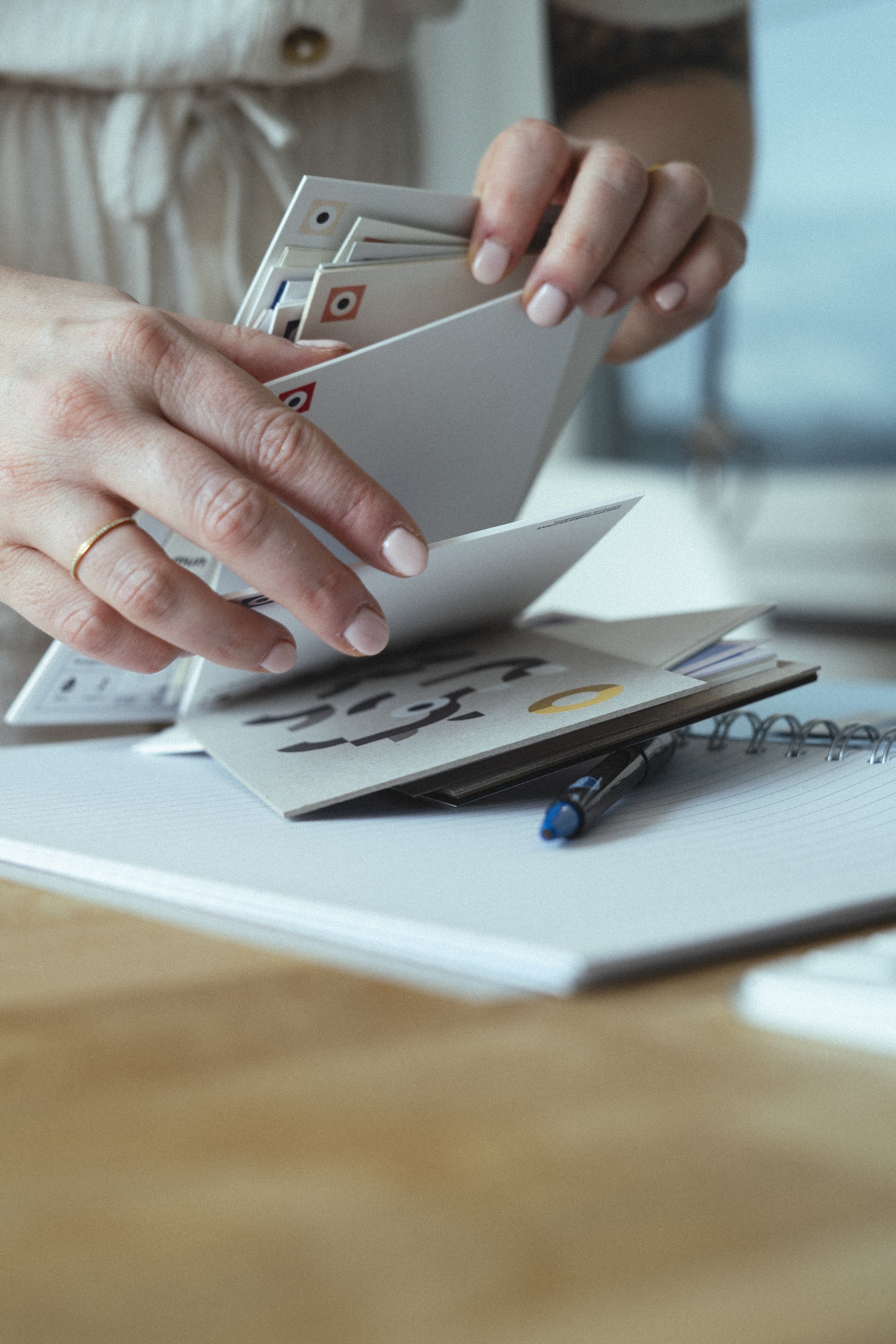 Papiersamples drukwerk