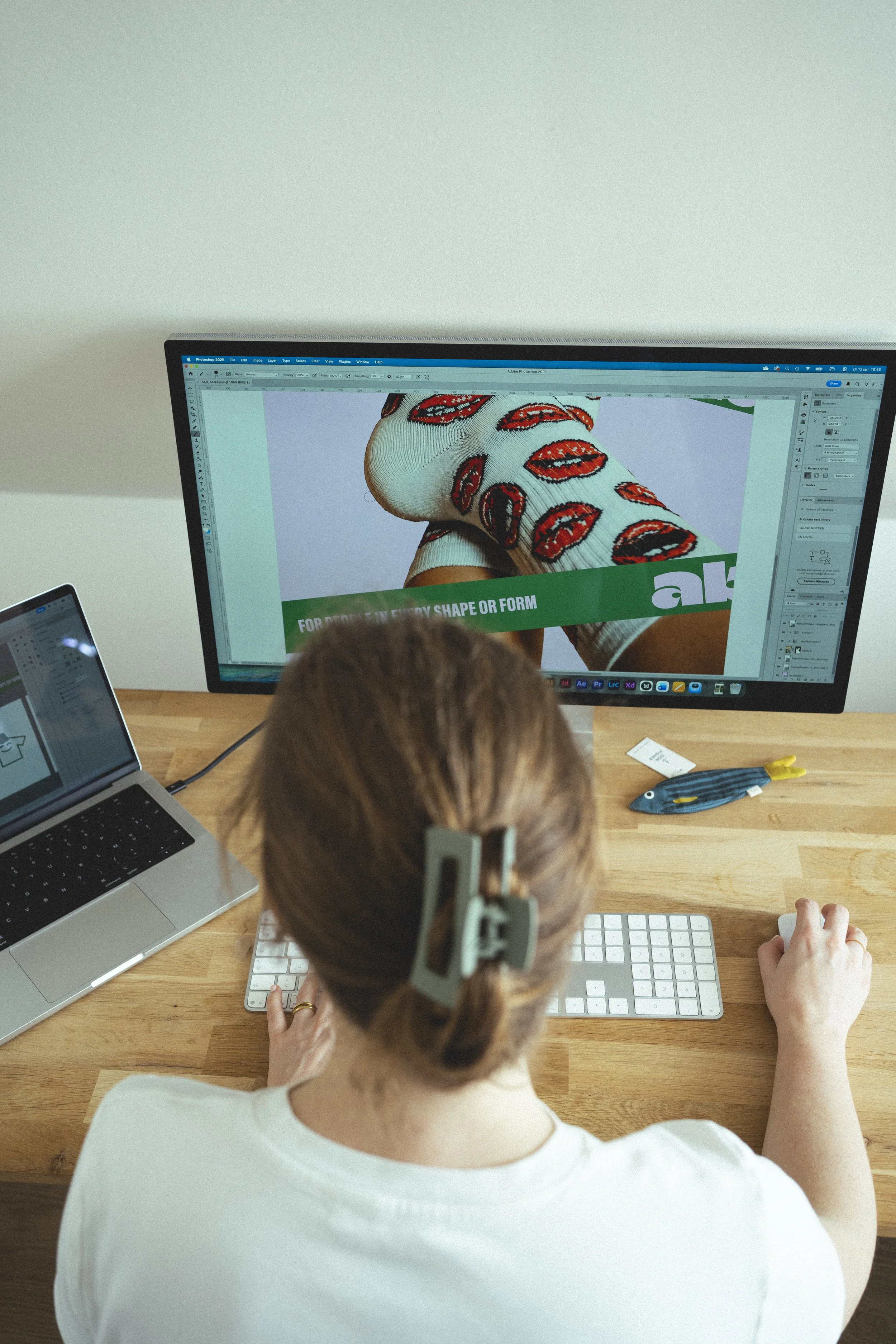 Louise ontwerpt een branding