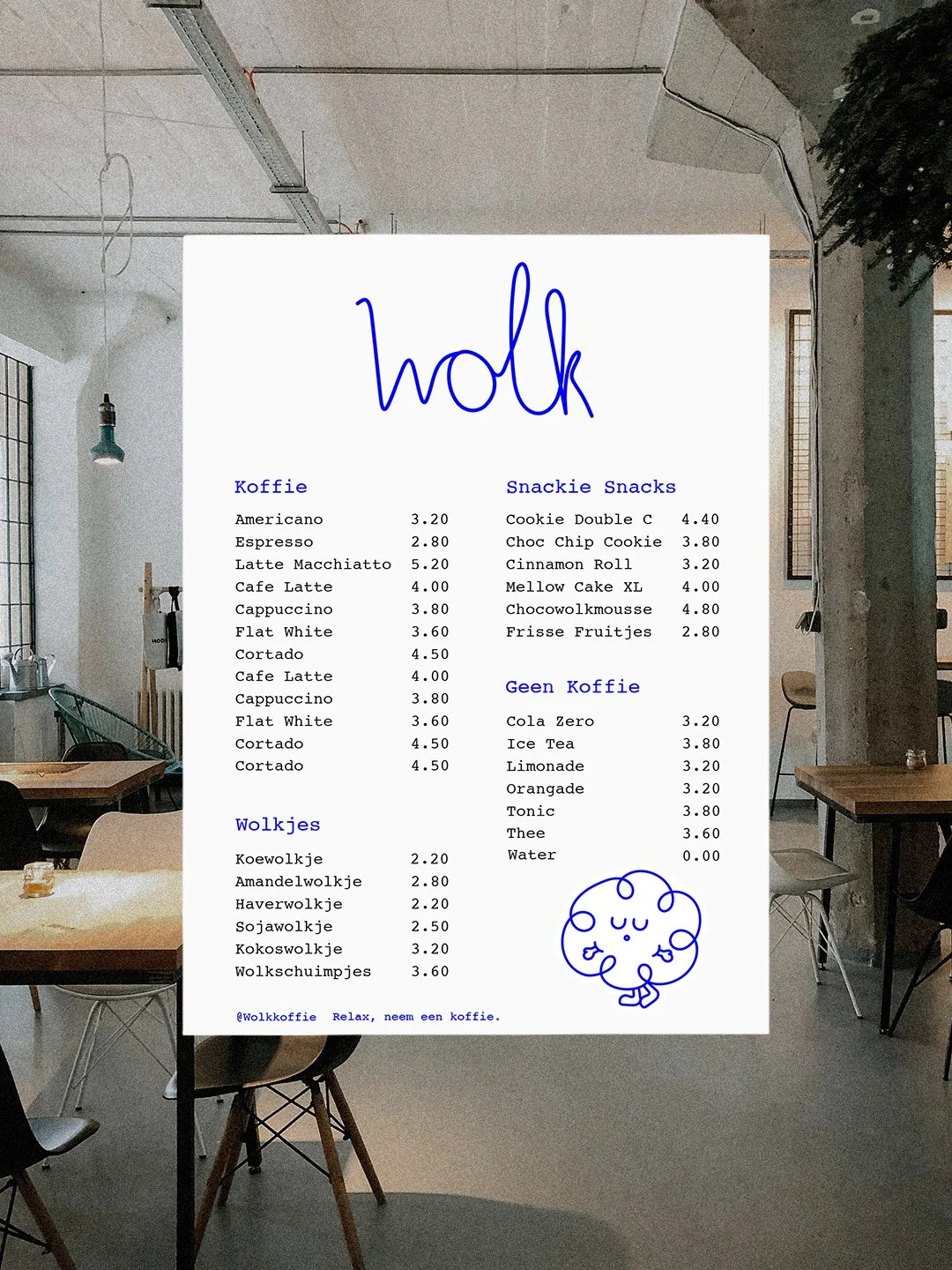Menukaart laten ontwerpen drukwerk urban vibes