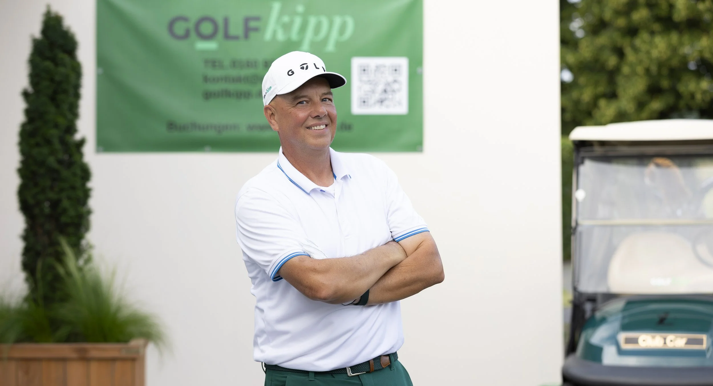 Porträt von Golfcoach Volker Kipp