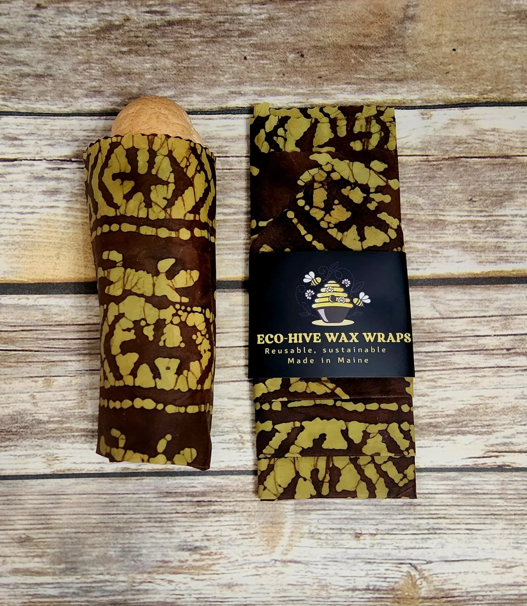 Batik style gecko kitchen lunch pack